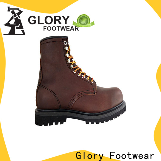 Glory Footwear superior black work boots with good price for hiking