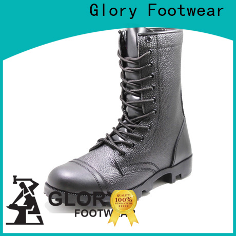 Glory Footwear newly leather combat boots free design for business travel