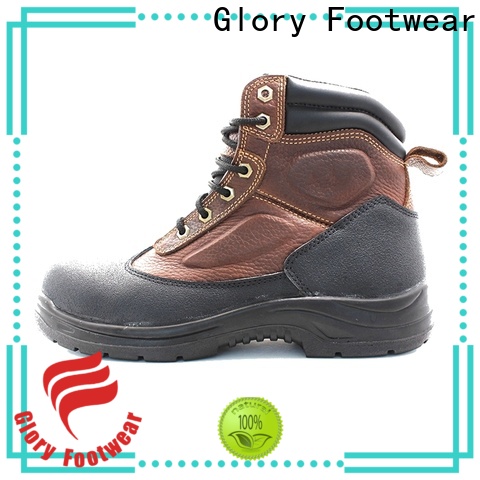 Glory Footwear high cut lace up work boots factory price for winter day