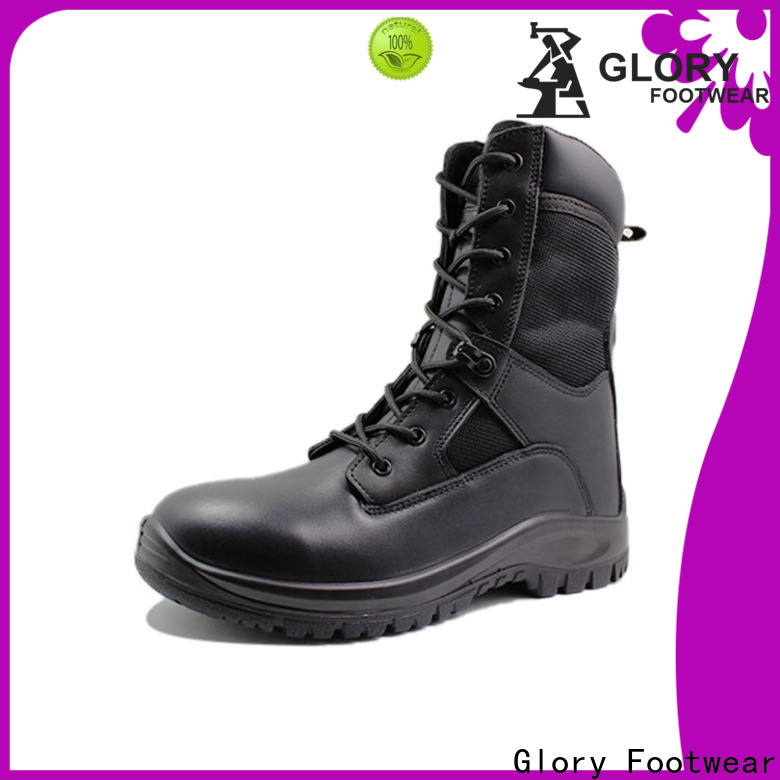 Glory Footwear military combat boots by Chinese manufaturer for winter day