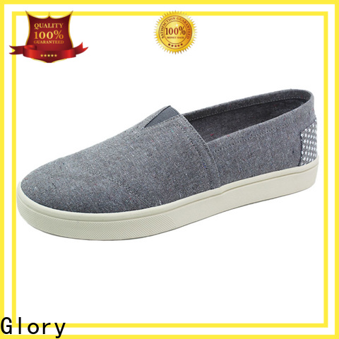 Glory Footwear exquisite white canvas shoes free quote