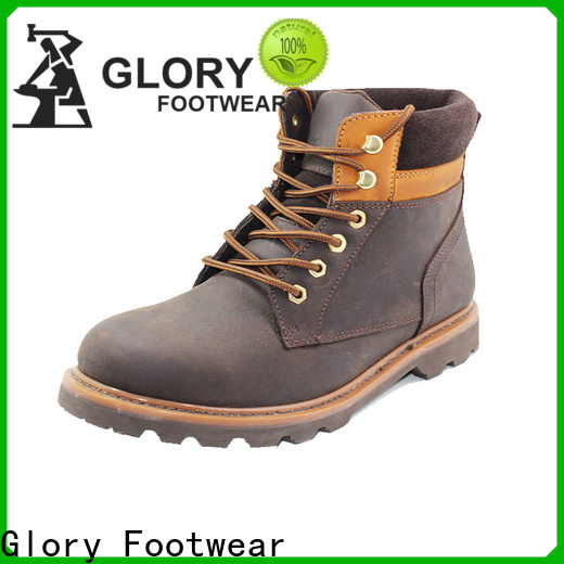 first-rate leather work boots factory price