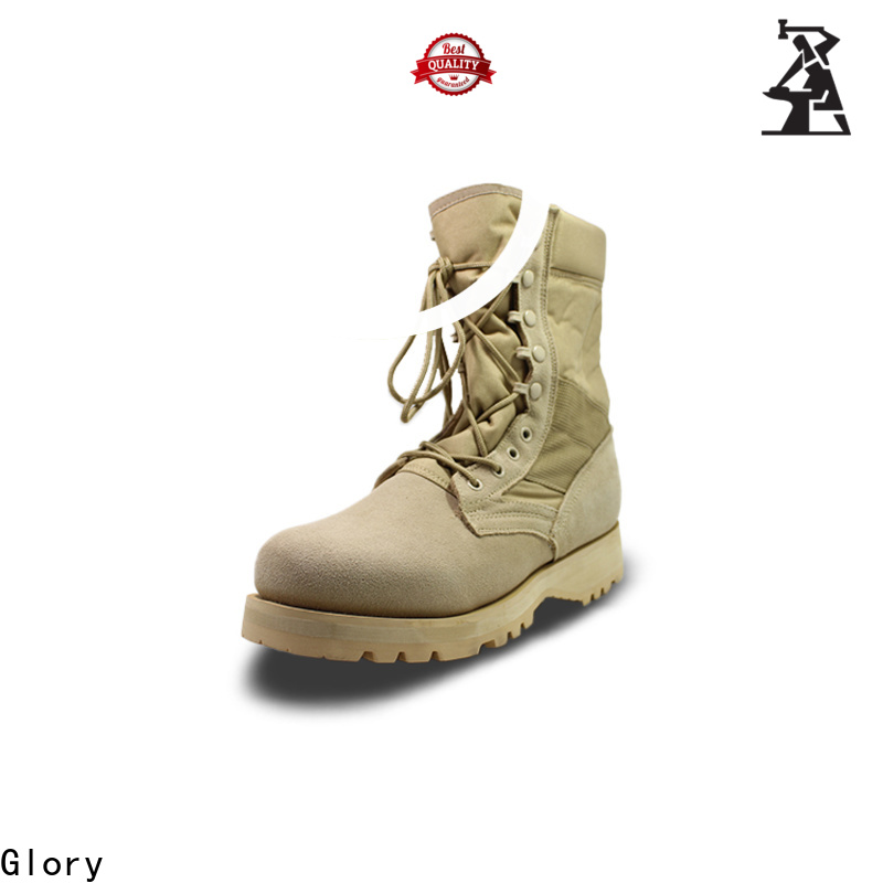 newly black military boots by Chinese manufaturer for outdoor activity