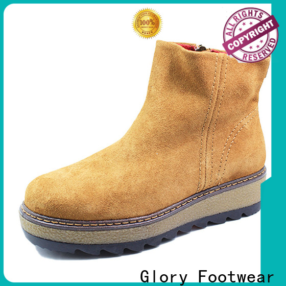 Glory Footwear womens suede winter boots factory price for outdoor activity