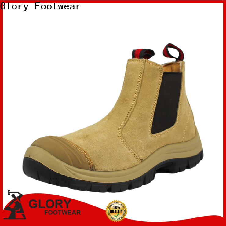 Glory Footwear fashion rubber work boots factory price for party