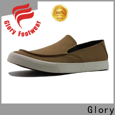 Glory Footwear fine-quality white canvas shoes widely-use for shopping