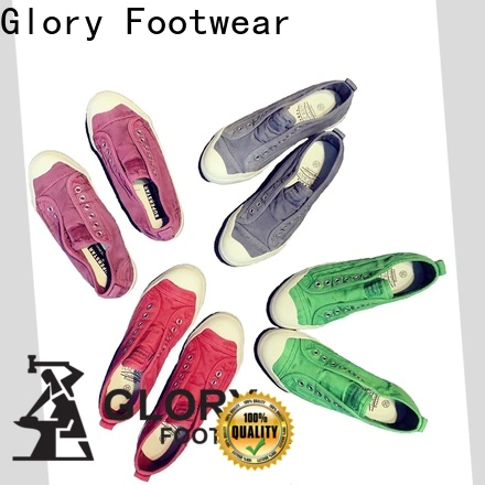 Glory Footwear exquisite black canvas shoes long-term-use for winter day