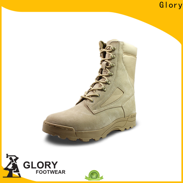 Glory Footwear leather combat boots by Chinese manufaturer for outdoor activity