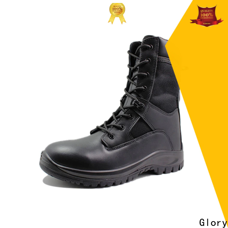 Glory Footwear hot-sale leather military boots by Chinese manufaturer for shopping