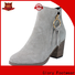 newly womens suede booties factory price for winter day