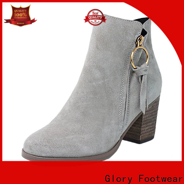 newly womens suede booties factory price for winter day