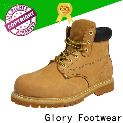 Glory Footwear black work boots wholesale for party