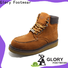high cut leather work boots with good price for shopping