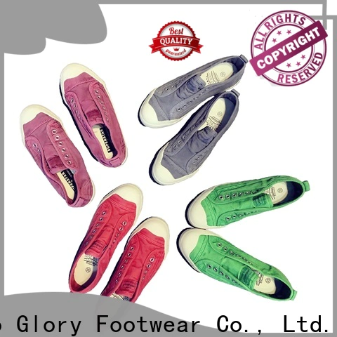 Glory Footwear outstanding red canvas shoes factory price for outdoor activity