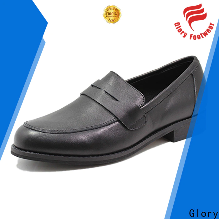 Glory Footwear leather walking shoes bulk production
