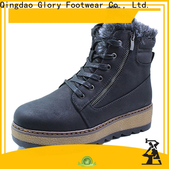 Glory Footwear affirmative womens suede winter boots with good price for outdoor activity