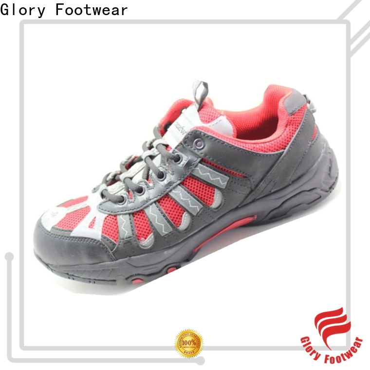 Glory Footwear steel toe shoes in different color for hiking