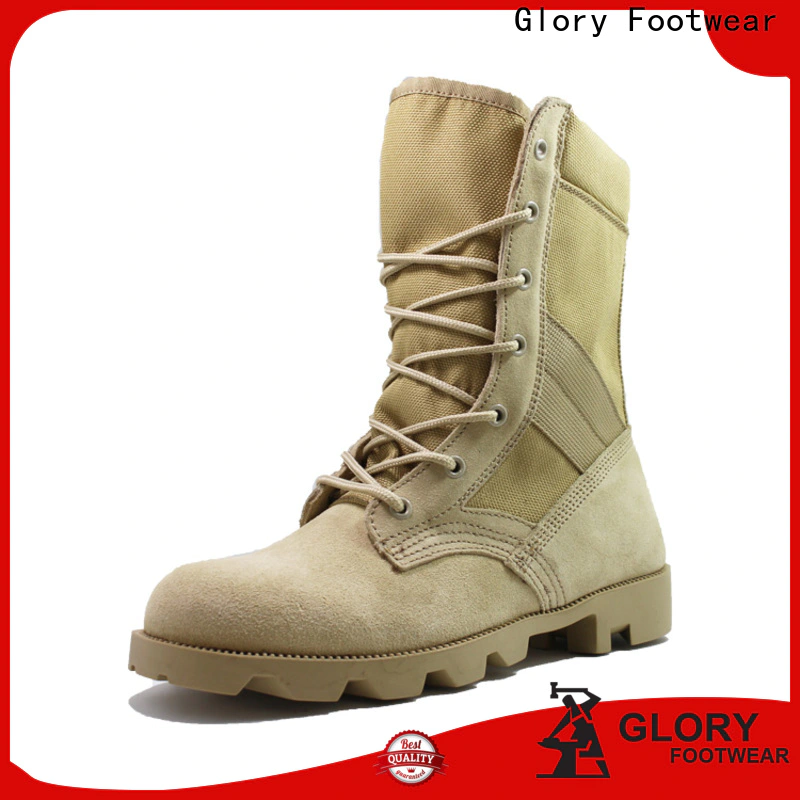 Glory Footwear newly black military boots long-term-use for business travel
