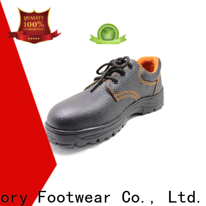solid leather safety shoes wholesale