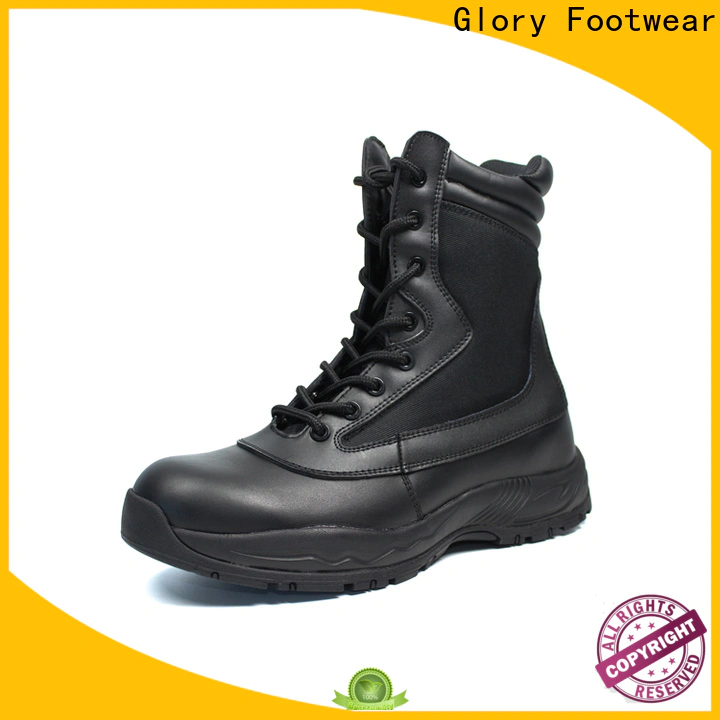 fine-quality lace up combat boots with cheap price for outdoor activity