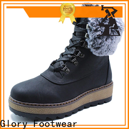 Glory Footwear suede knee high boots factory price for winter day