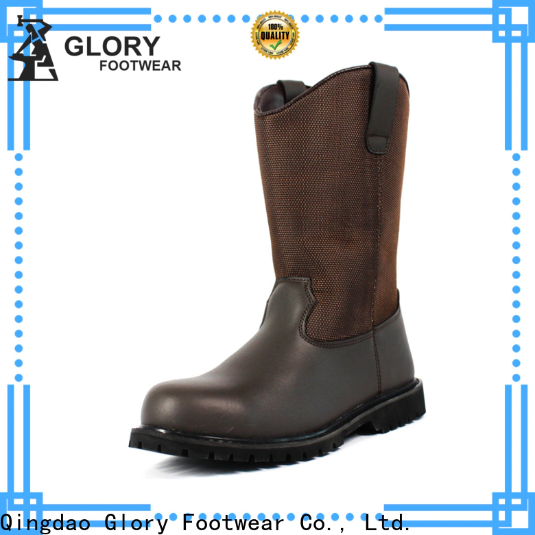 Glory Footwear leather work boots from China for shopping