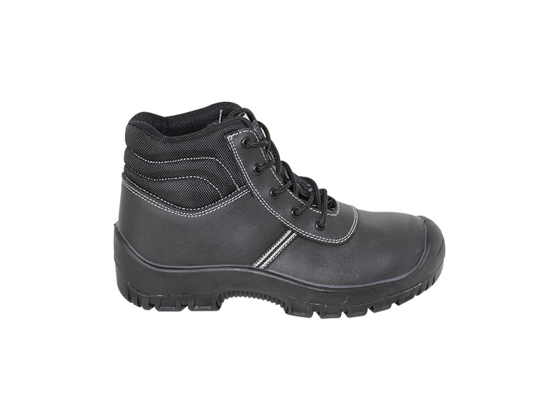 Work Environment PU Sole Safety Shoes , Steel Toe Anti Static