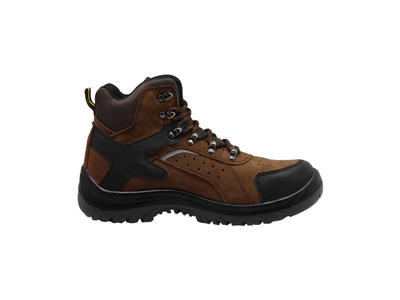 Anti-smashing steel toe Work boots with PU outsole