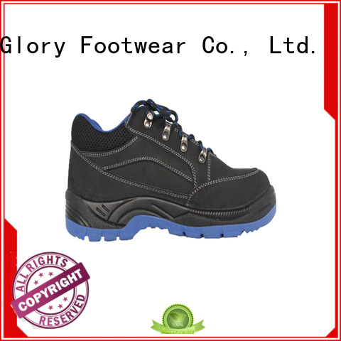 Glory Footwear solid leather safety shoes factory for hiking
