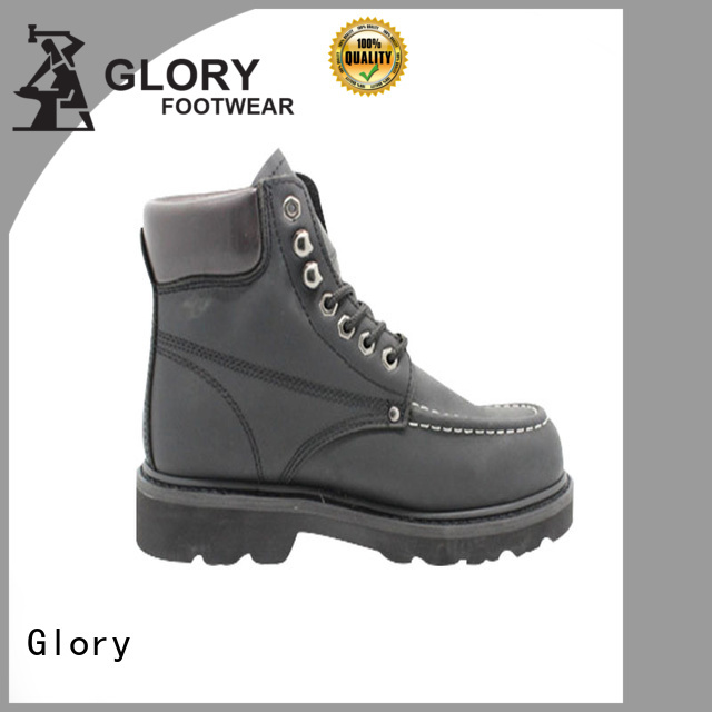 Glory Footwear gradely black work boots factory price for shopping