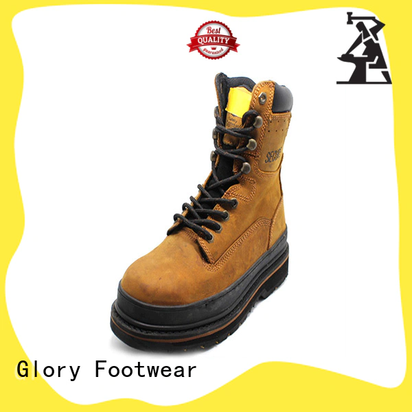 Glory Footwear toe safety work boots with good price for winter day