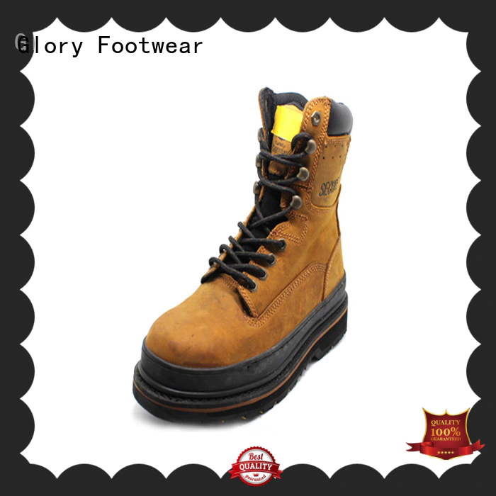 Glory Footwear new-arrival leather work boots wholesale for winter day