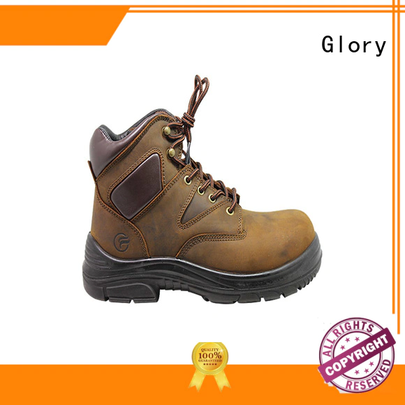 Glory Footwear gradely cheap steel toe boots leather for hiking