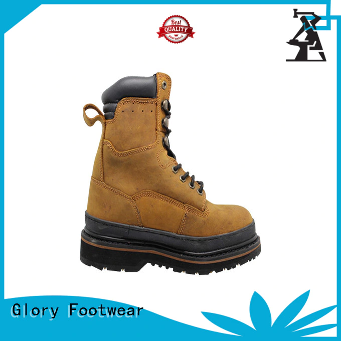 Crazy Horse Goodyear Welt Rubber Outsole Safety Boots