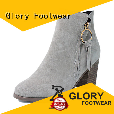 Glory Footwear newly ladies shoe boots from China for business travel