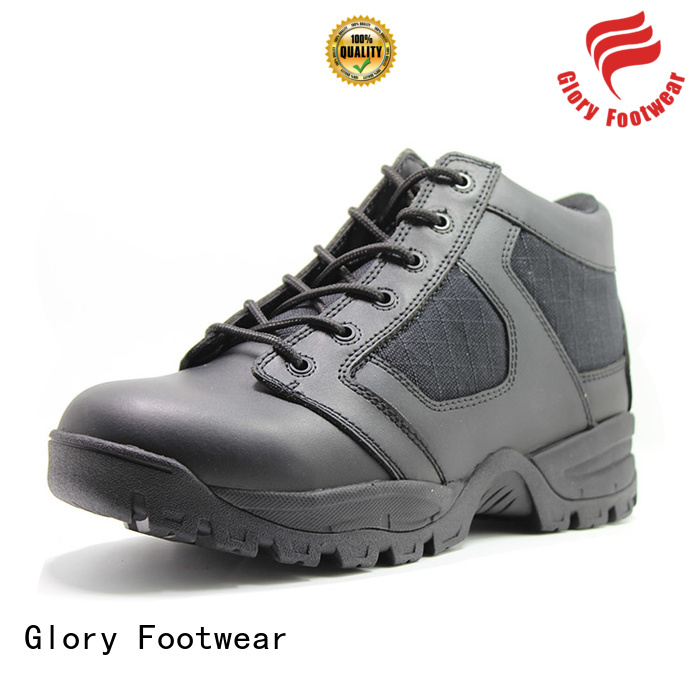 Glory Footwear injection leather work boots factory price for business travel