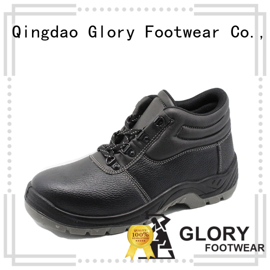 Glory Footwear high cut leather safety shoes inquire now for shopping