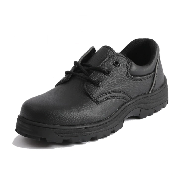 PU leather rubble good prices black work shoes