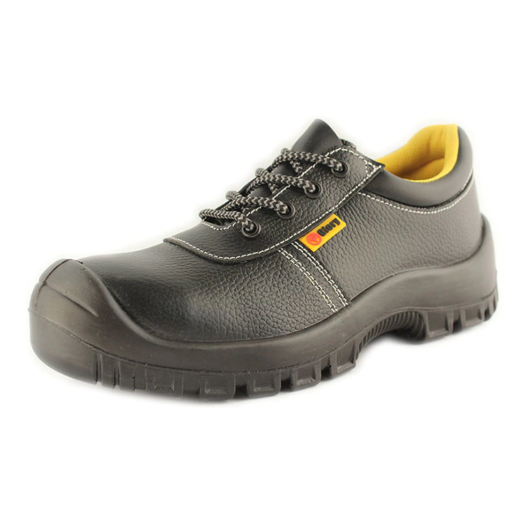 Low cut leather safety toe shoes
