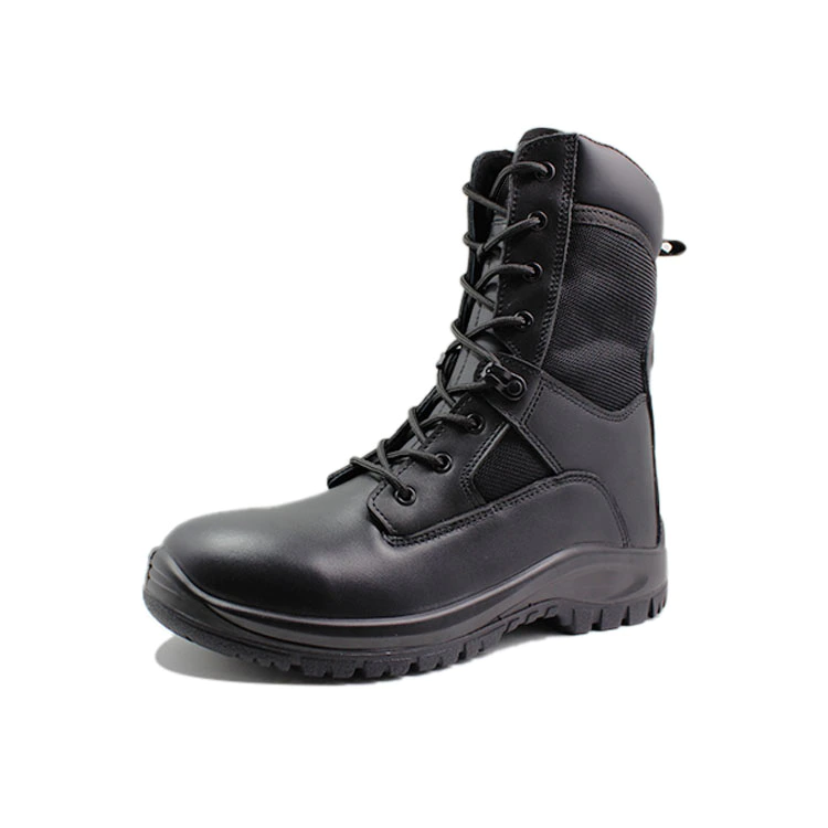 man leather military tactical boots