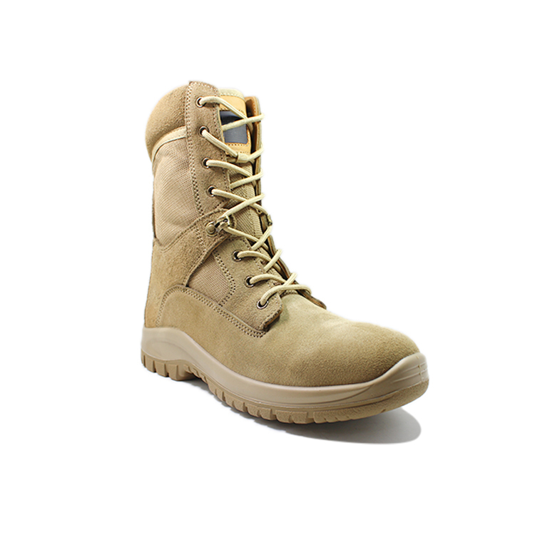 desert leather men military style boots