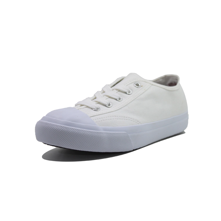 Girls White Canvas Shoes