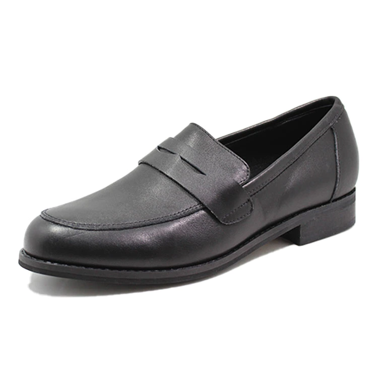formal flat leather shoes