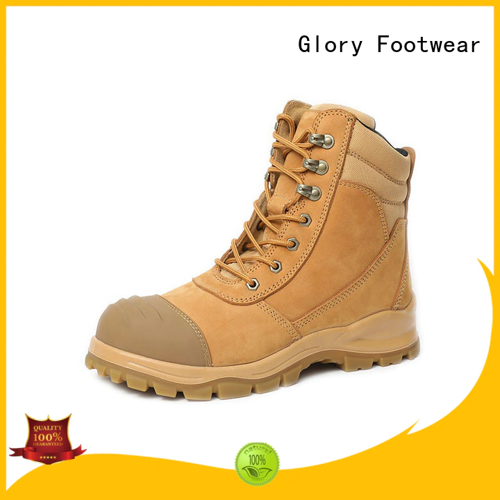 Glory Footwear high cut leather work boots with good price for shopping