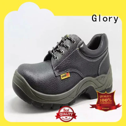 high cut goodyear welted shoes black wholesale for winter day