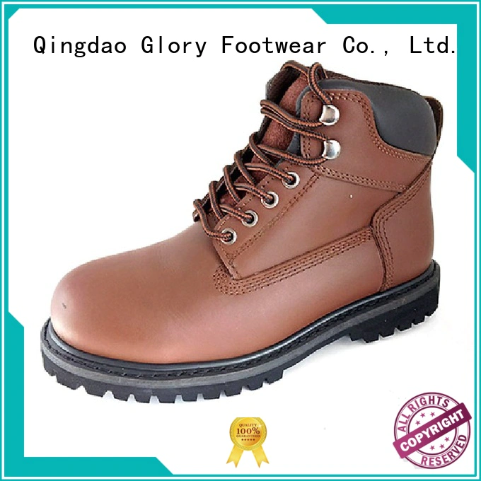 black waterproof safety boots low Glory Footwear