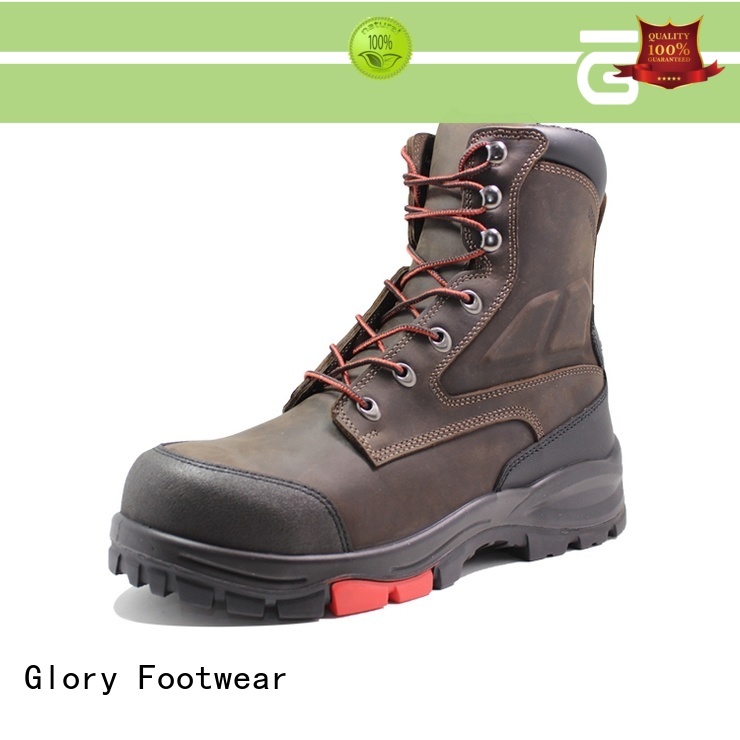 Glory Footwear leather work boots with good price for business travel