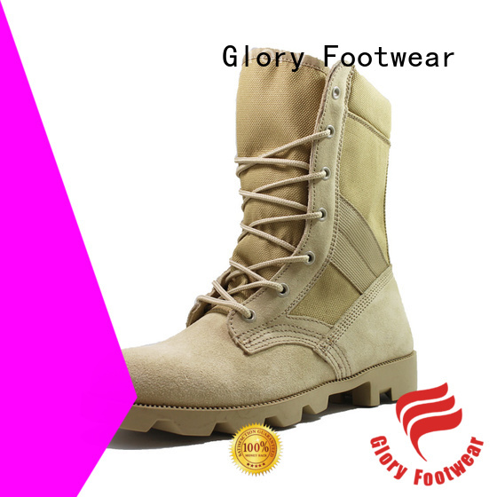 Glory Footwear waterproof military boots by Chinese manufaturer for hiking