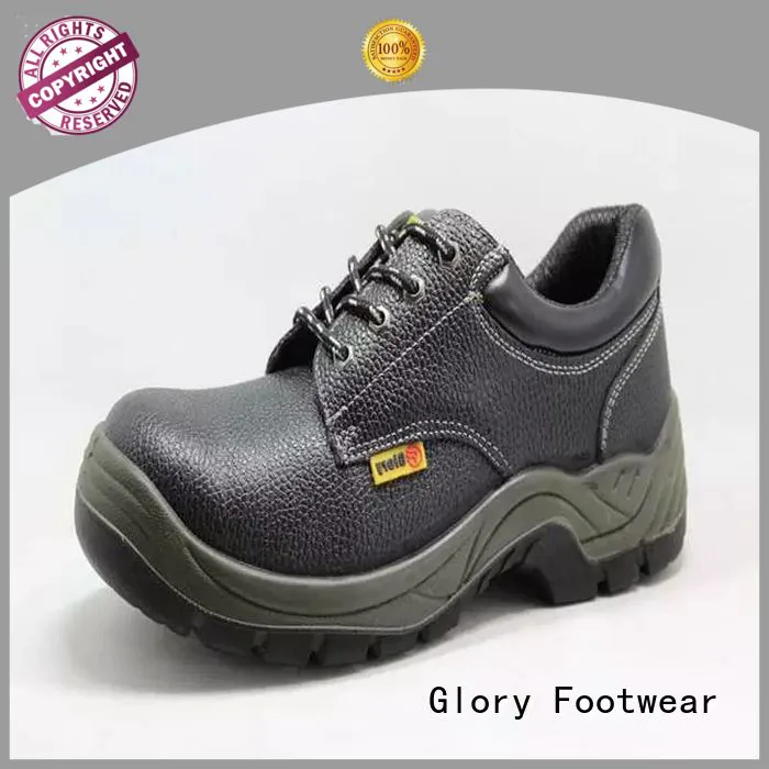 Glory Footwear high cut leather steel toe boots outsole for hiking