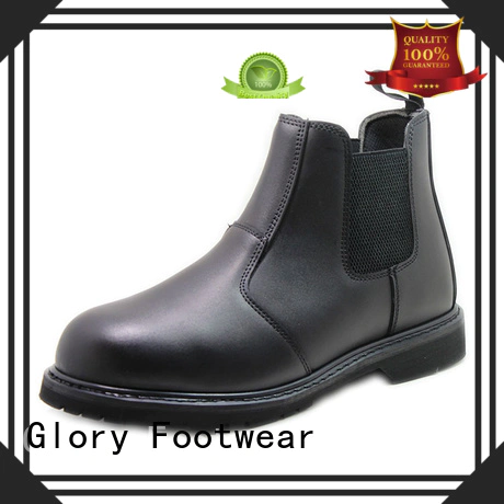 Glory Footwear black work boots from China for outdoor activity